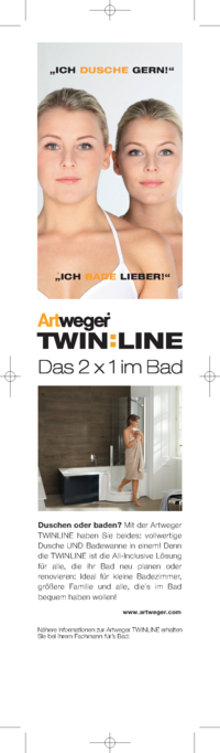 Twinline 1 Inserat 1 spaltig hoch