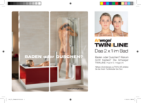 Twinline baden und duschen Inserat A5