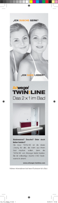 Twinline 2 Inserat hoch