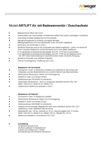 Ausschreibungstext Artlift Air