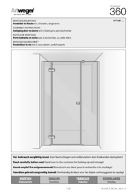 SWINGING DOOR IN ALCOVE EXTRA WIDE with 2_fixed parts