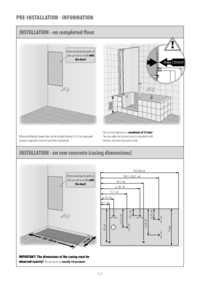 Pre-assembly documents shower door