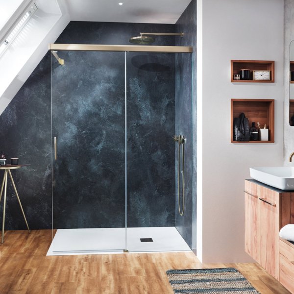 ARTWEGER MOVE Double sliding door Walk In - door closed