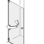 Pendeltüren in der Nische