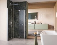 Artweger ONE Eckeinstieg mit Falttüren ohne Fixteile