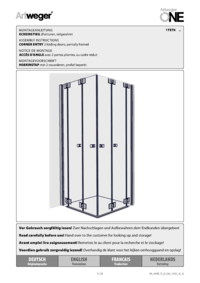CORNER ENTRY 2 folding doors